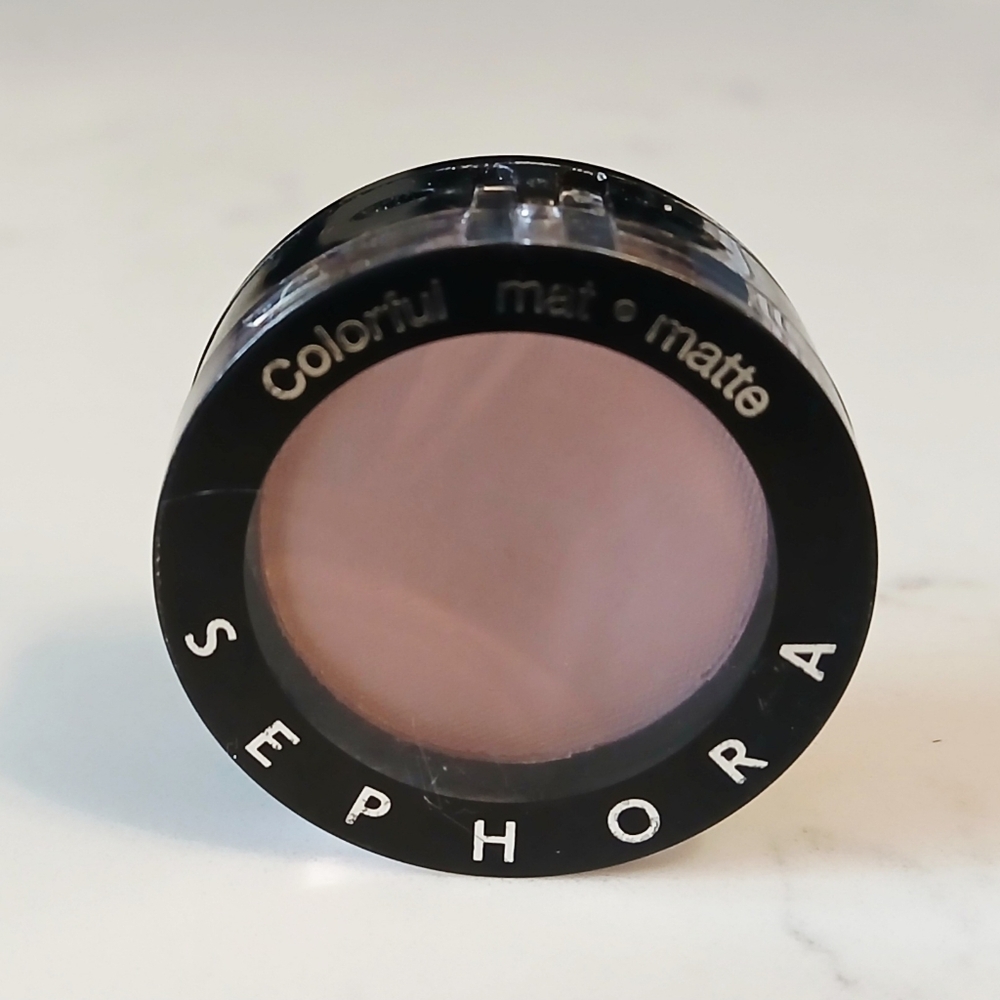 SEPHORA Matte Face Powder Blush Eyeshadow 01 Shame on You in Old Rose Pink. NEW